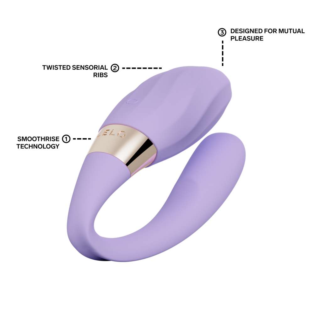 Lelo - Tiani Twist 可APP控双动式情侣按摩器 - 薰衣草色 照片-3