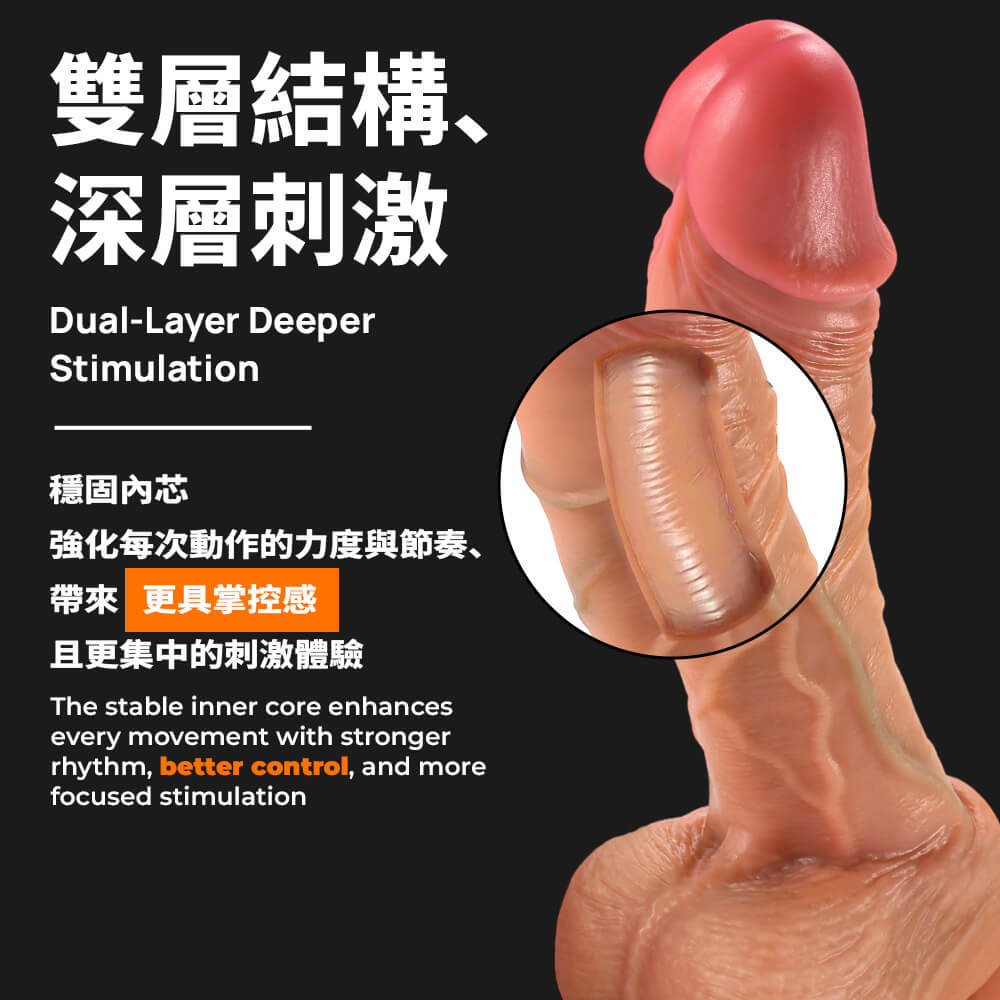 KIKO - Realistic Dildo 7" - Flesh photo-9
