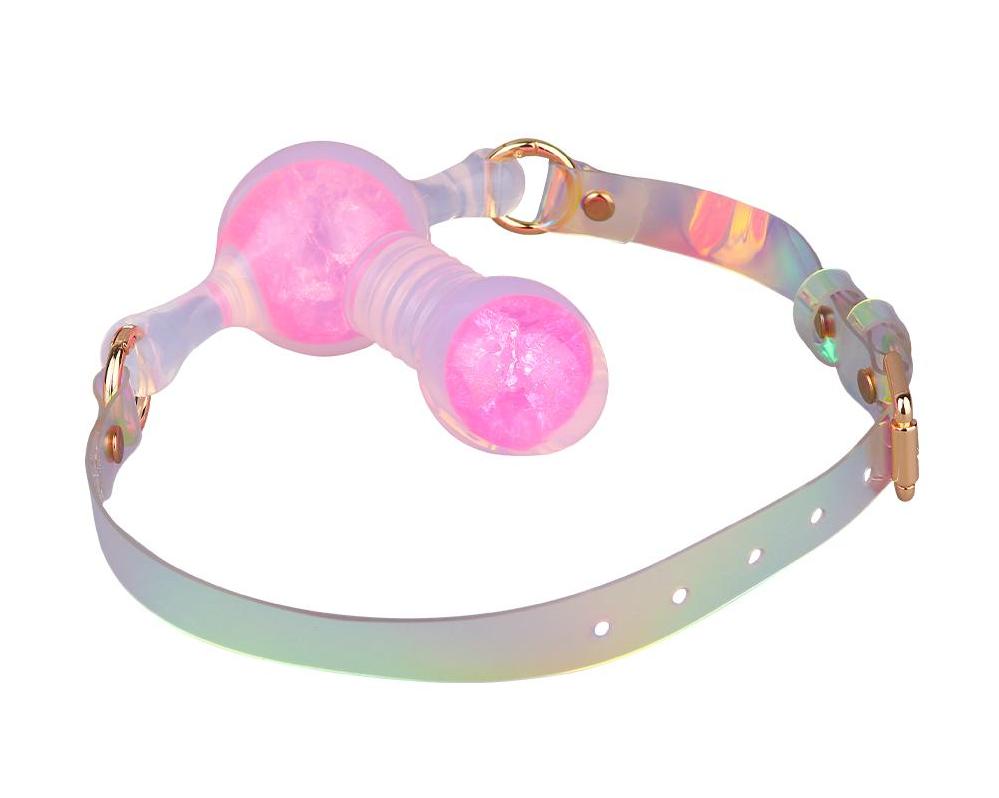 FAAK - Crystal Bite Ball Gag S - Pink 照片-6