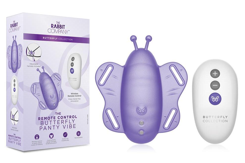 Introducing the TRC Butterfly Panty Vibe Purple. With its we... TRC - Butterfly Panty Vibe - Purple photo-3