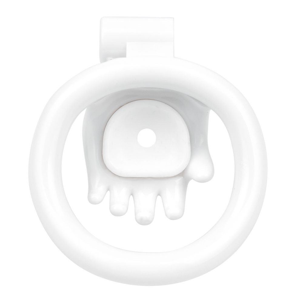 Material: Resin
Cage high: 32mm  ... FAAK - Hand Shaped Resin Chastity Cage - White photo-2