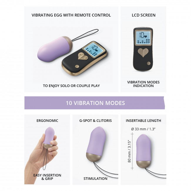 Love to Love - Cry Baby 遥控震蛋 - 淡紫色 照片-6