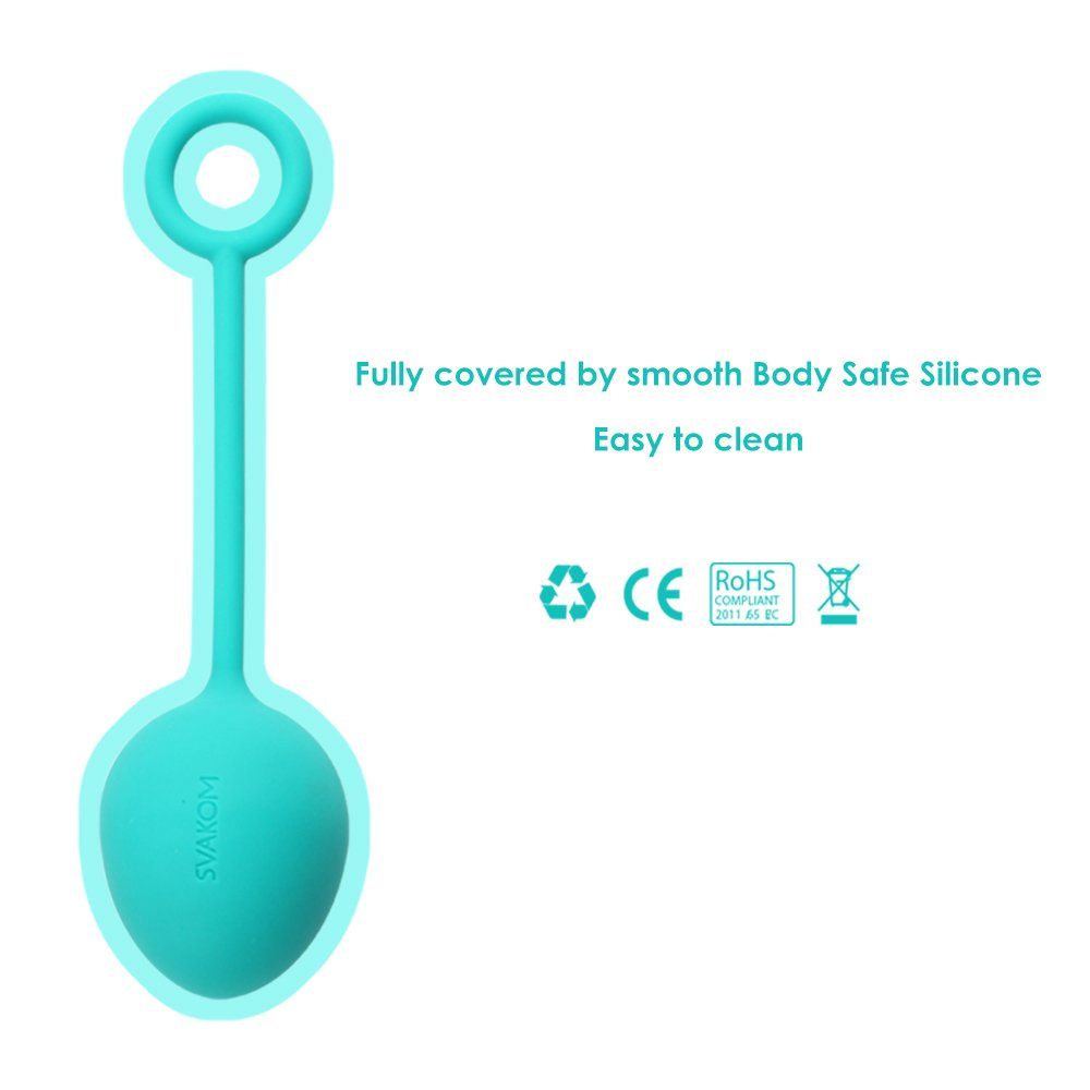 SVAKOM Nova Ben Wa Balls are made of silicone which is 100% ... SVAKOM - Nova Balls - Green photo-9