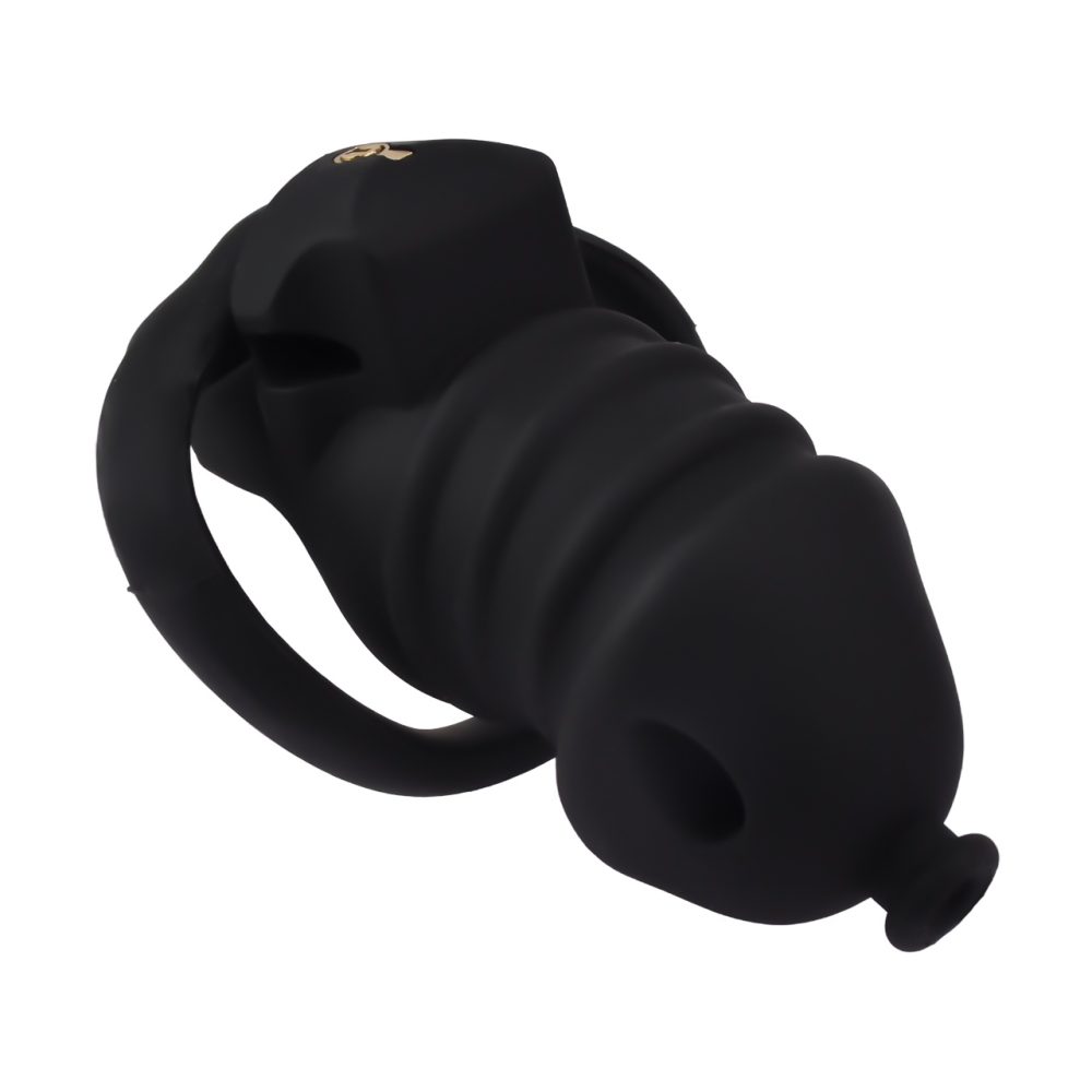 Cage high: 107mm &n... FAAK - Long Resin Chastity Cage - Black photo-3