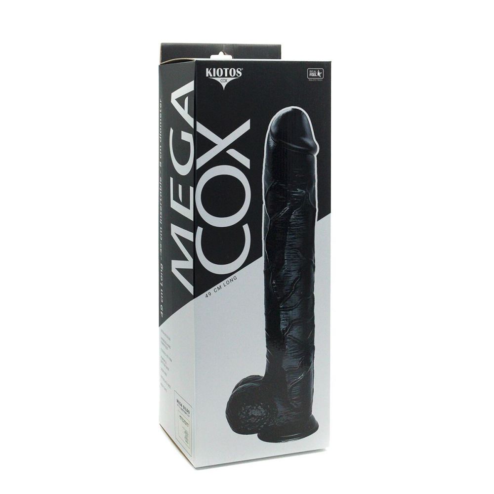 Kiotos - #09 Huge Realistic Dildo - Black photo-11