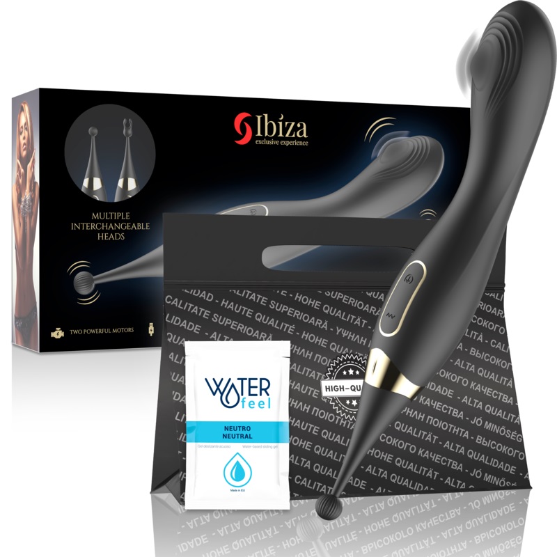 Two is better than one: get ready for unforgettable hours of... Ibiza - Pulsing G-Spot Clitoral Stimulator - Black photo-7