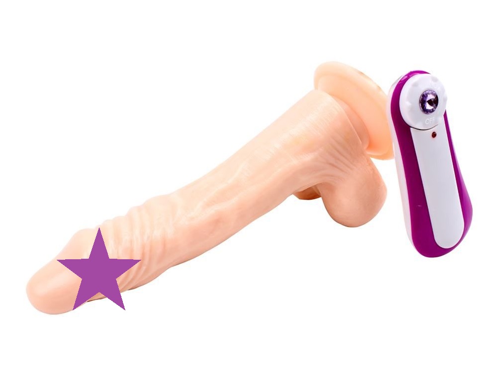 Material:PVC+ABS
Product Size:22cm Φ3.9cm
Product Weight... Chisa - JAMES DEEN 8.5″ Vibrating And Rotating Dildo - Flesh photo-2