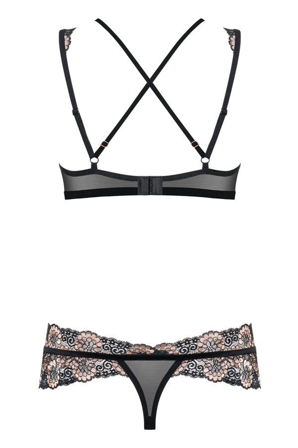This stunning design will make you feel super sexy! Straps b... Obsessive - 873-SEA-1 Teddy - Black - L/XL photo-8
