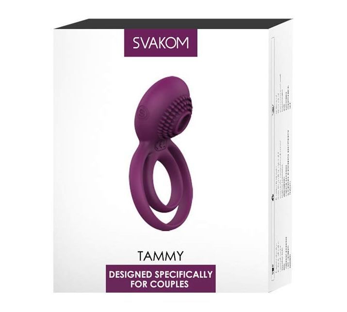 SVAKOM - Tammy 震動環 - 紫色 照片-24