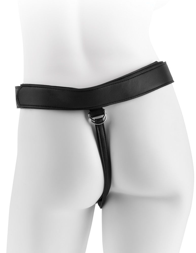 When you want your strap-on experience to fulfill your fanta... King Cock - Harness 7″ Two Cocks One Hole - Flesh photo-2