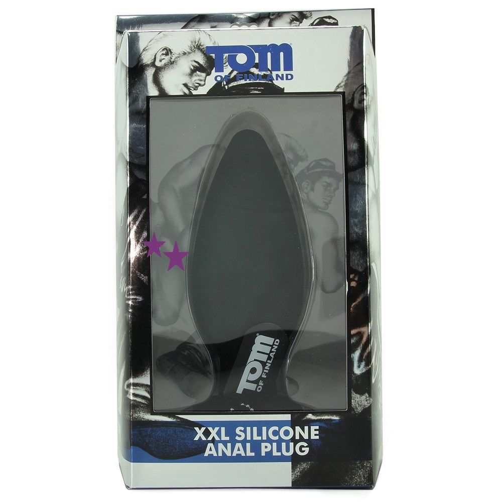 This massive silicone plug is smooth, tapered, and made of p... TOF - XXL Silicone Anal Plug photo-12