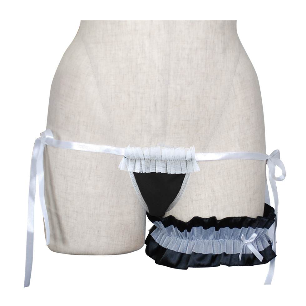 A night sexy set that fastens cute and moods fast! It is a s... A-One - Devil Set - Black photo-3