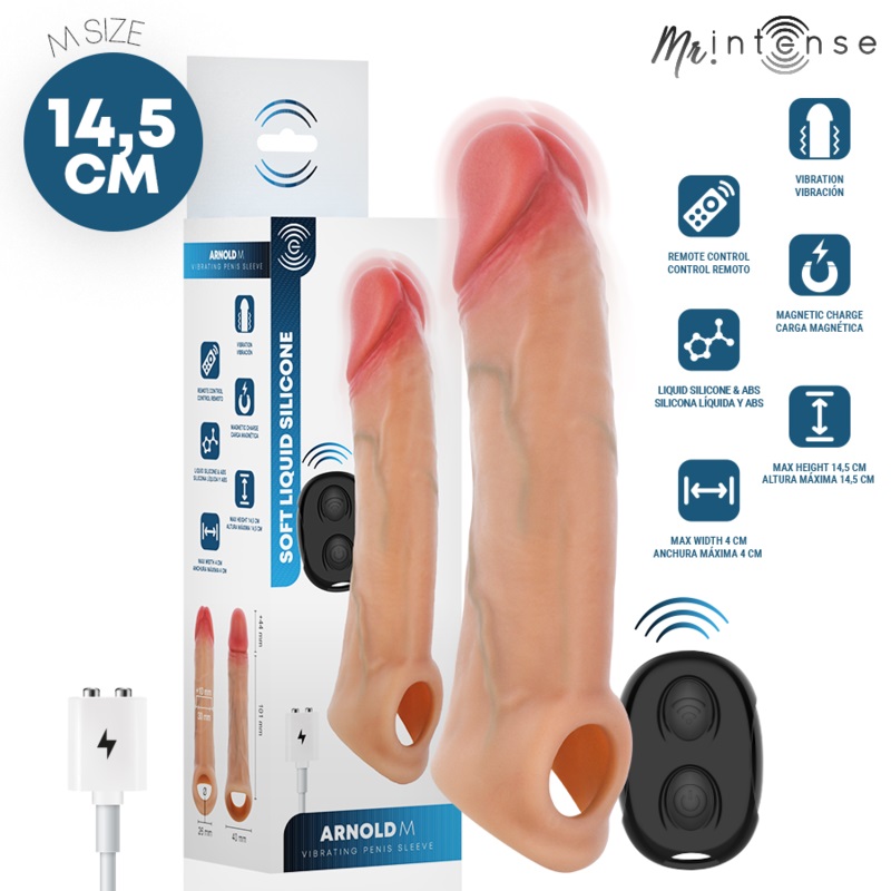 Intense - Arnold M Vibro Sleeve 14.5cm - Skin photo-9