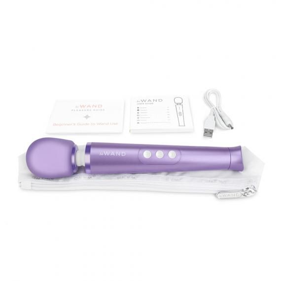 Le Wand Petite is the smaller version of our iconic, recharg... Le Wand - Petite Rechargeable Vibrating Massager - Violet photo-6