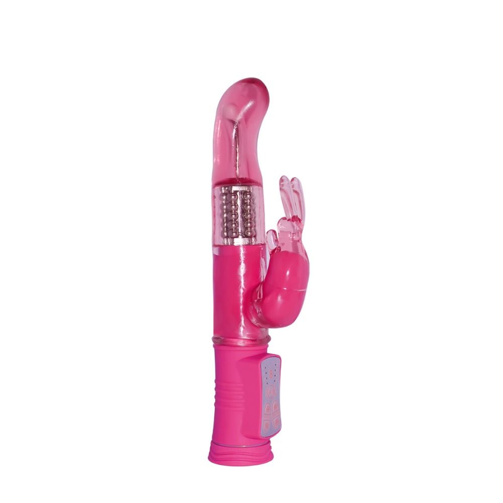 Material: TPE, ABS
Function: 8 Mode Vibration, 8 Mode Rotati... Aphrodisia - Super Rabbit G Vibrator - Pink photo-2