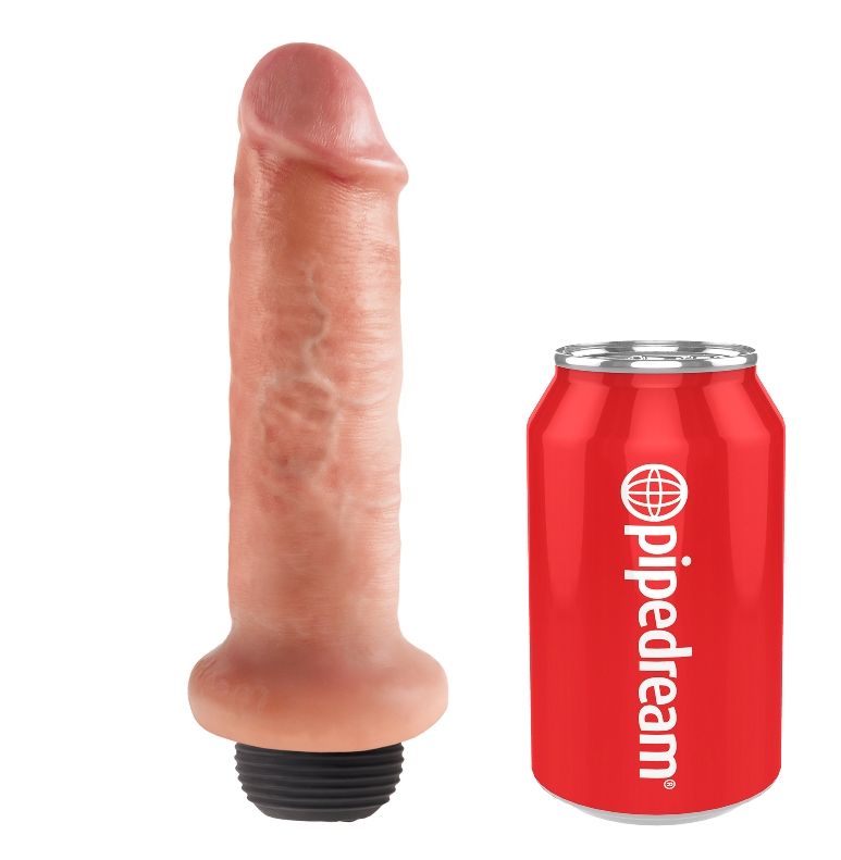 This King Cock Squirting Cock is ultra-realistic and will sa... King Cock - Squirting Cock 6″ - Flesh photo-6