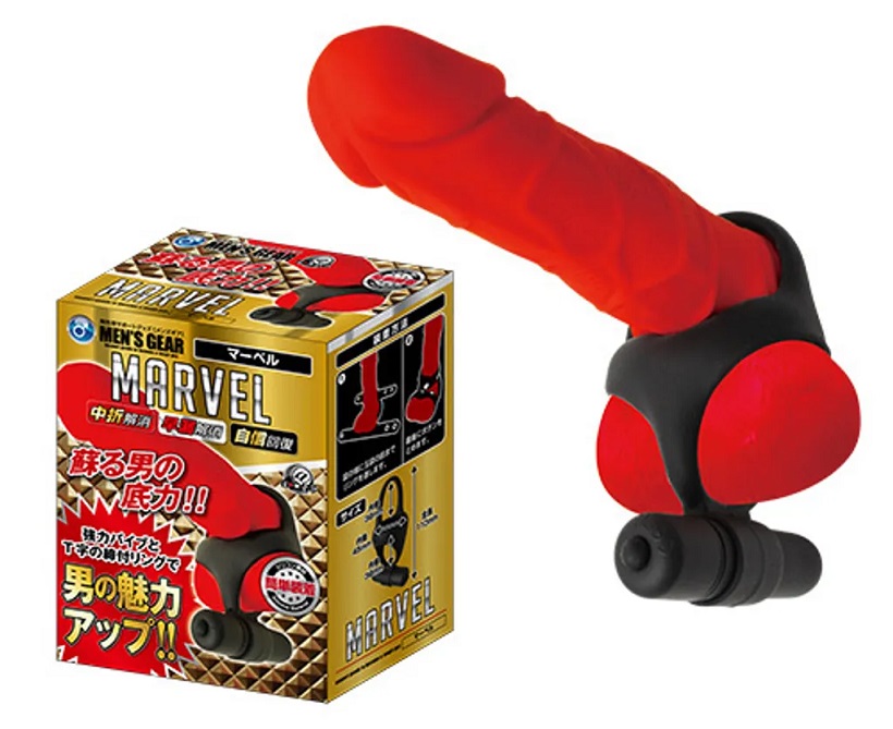 The dick isn't doing well ... It's a serious problem... A-One - Men's Gear Marvel T-Shaped Ring - Black photo-6