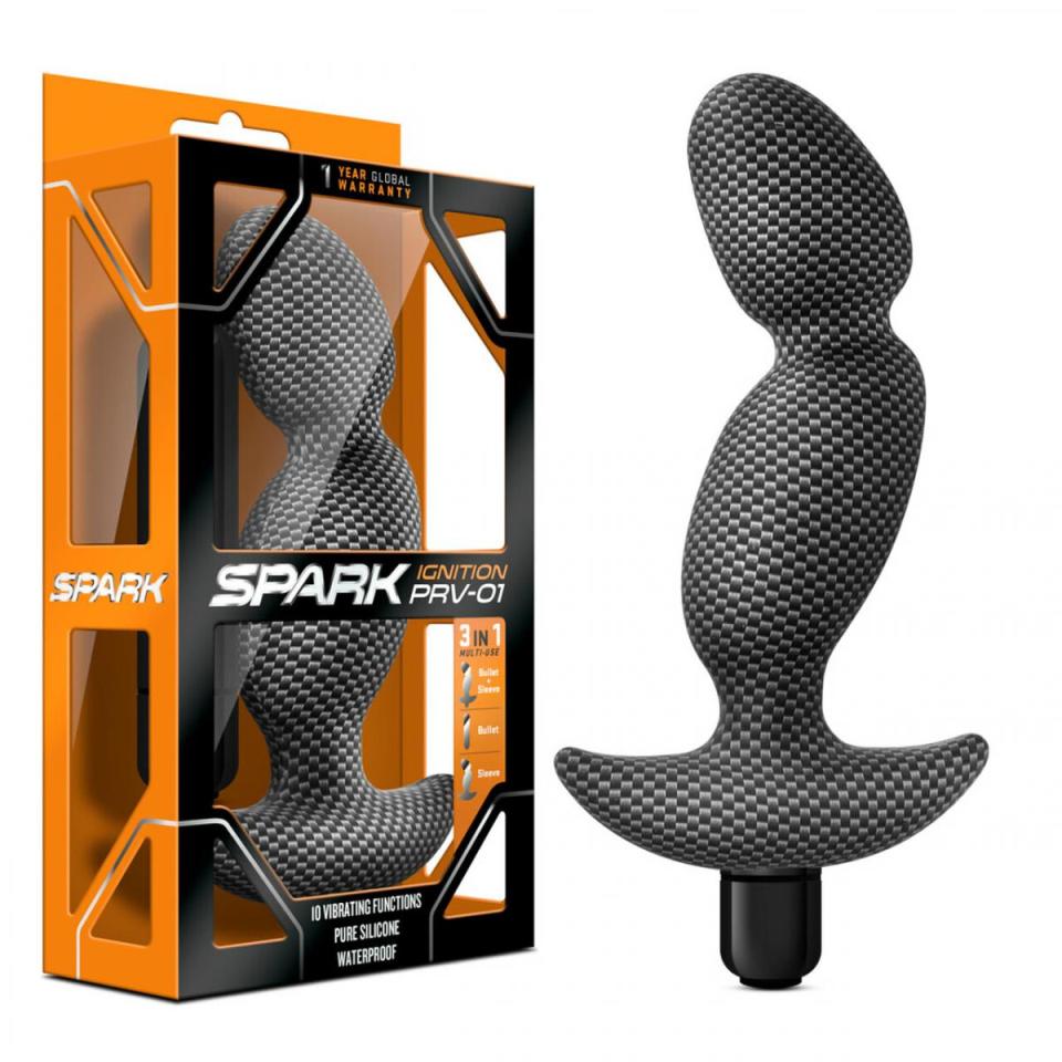 Ignite your anal pleasure with the Spark Ignition. The ignit... Spark - PRV-01 Prostate Stimulator - Black photo-5