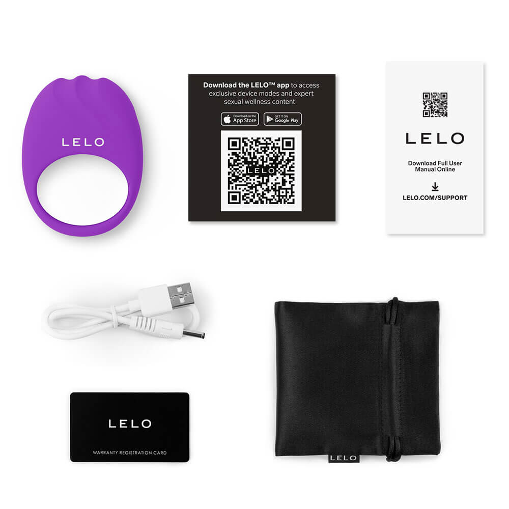 Lelo - Lifeguard Orginals 可APP控震動陰莖環 - 紫色 照片-8