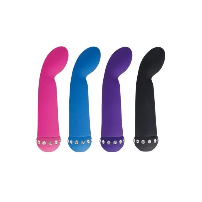 Vibrator Material: Silicone+Crystal, Phthalate and Latex... Aphrodisia - Sparkle Succubi Bliss G Vibe - Pink photo-6
