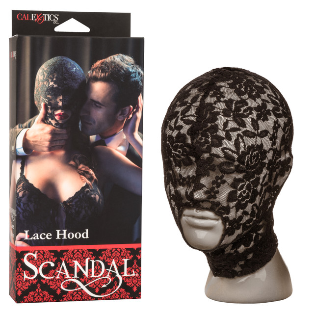 CalExotics Scandal Lace Hood is ideal couples sex toy for th... CEN - Scandal Lace Hood - Black photo-4
