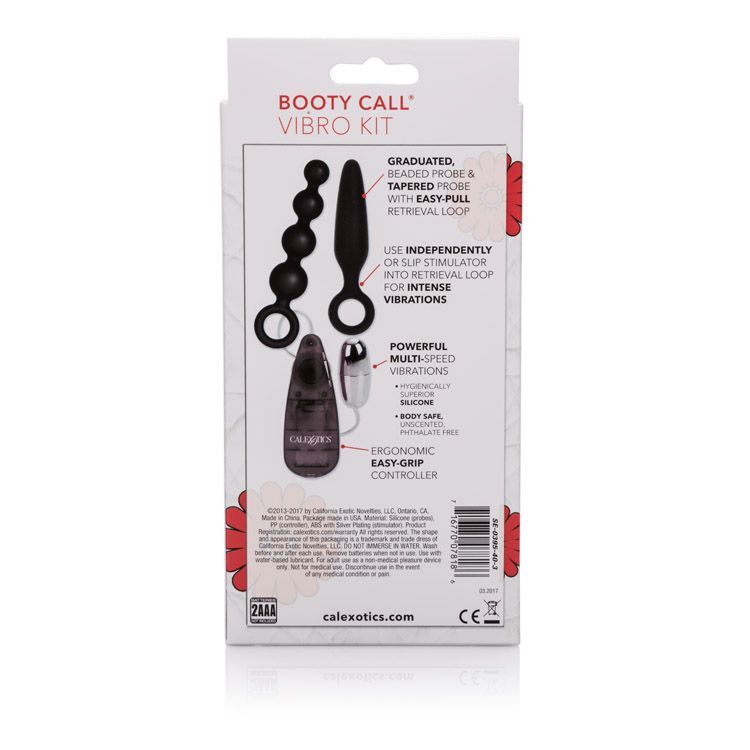 Get 3 toys in 1 and have triple the fun with the Booty Call ... CEN - Booty Call Booty Vibro Kit - Black photo-12