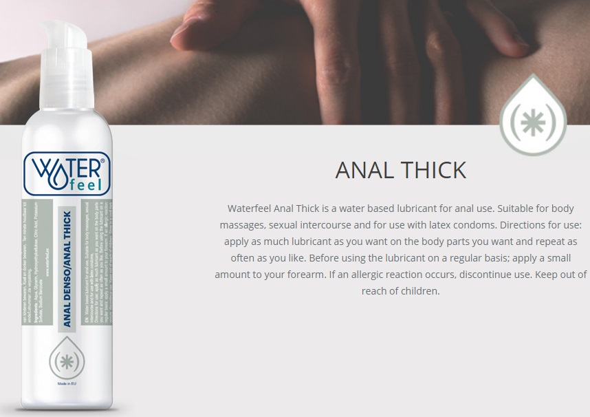 Water based lubricant for anal use. Suitable for body massag... Waterfeel - Anal Lube - 150ml photo-2