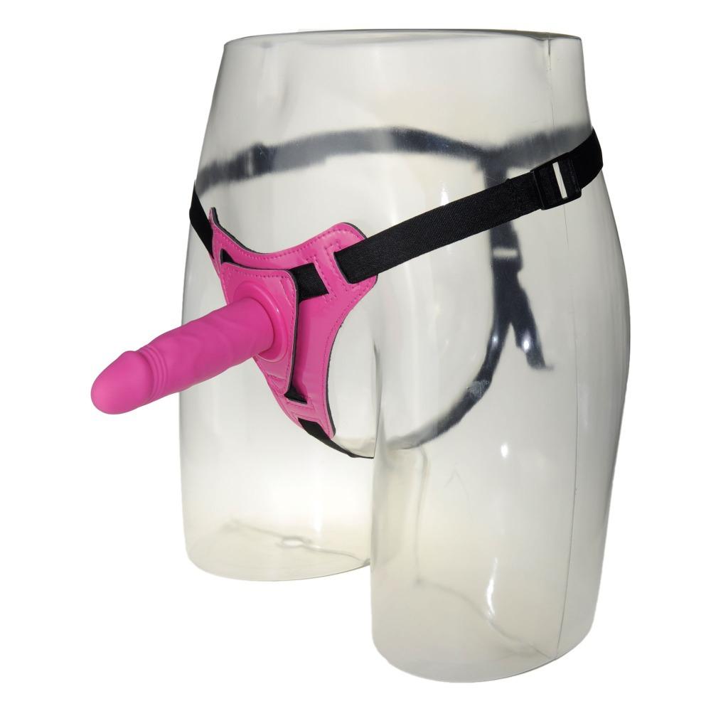 Aphrodisia - Strap On Dildo Flesh 4.5″ - Pink photo-4