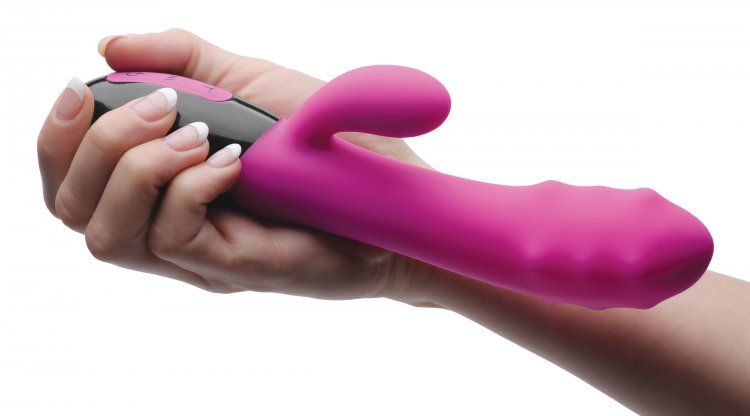 Experience a unique internal sensation with this rabbit-styl... Inmi - Pulsette 7x Pulsating Vibe - Pink photo-2