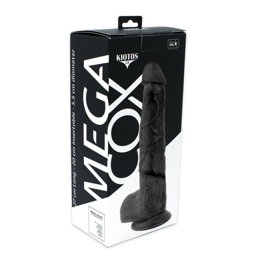 Kiotos - #07 Huge Realistic Dildo - Black photo-12