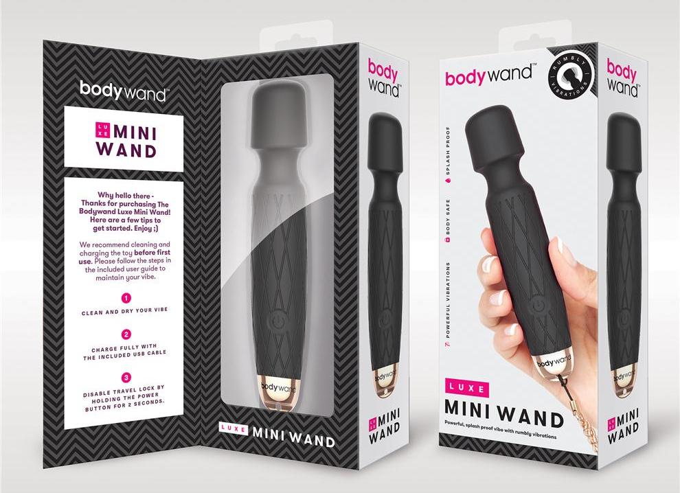 Introducing the Bodywand Luxe Mini Wand, a small yet powerfu... Bodywand - Luxe Mini USB - Black photo-4