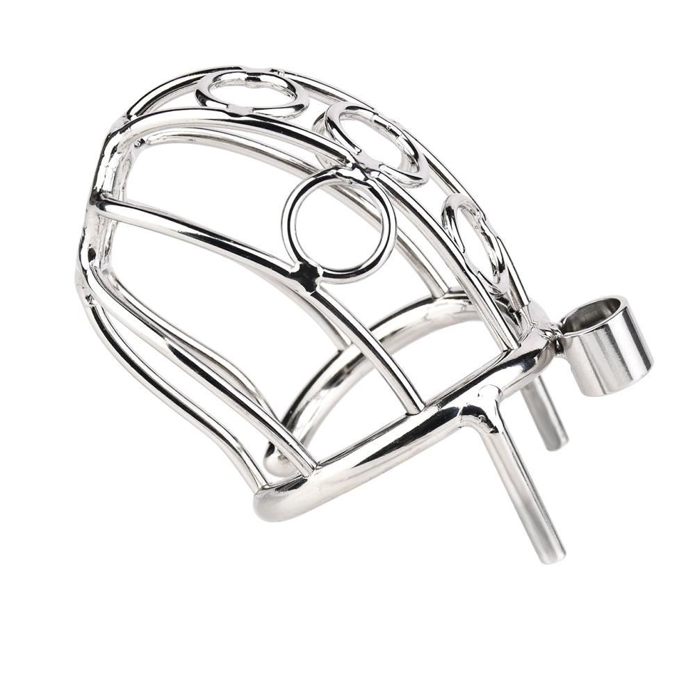 FAAK - Metal Chastity Cage w Urethral Sound  照片-8