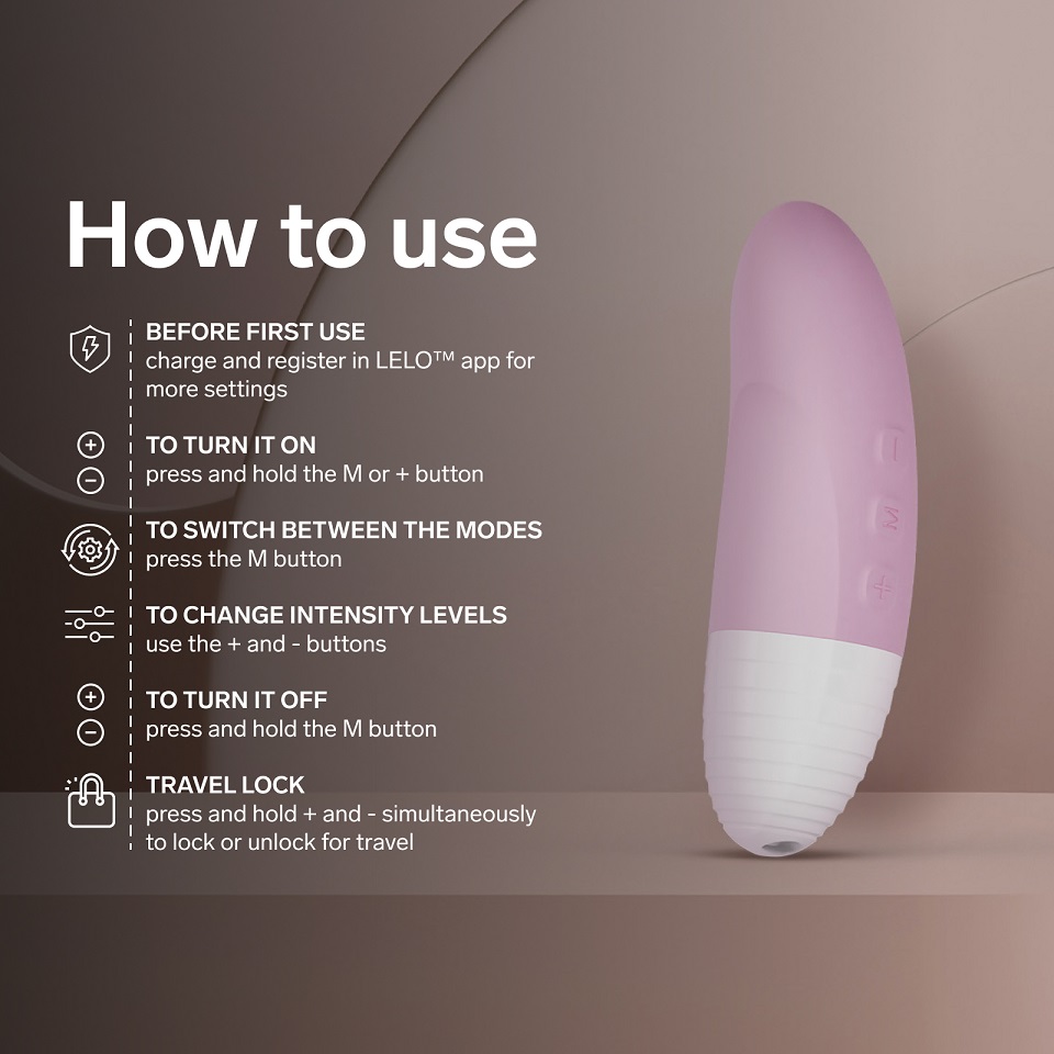 Lelo - Ako Originals APP Clitoral Vibrator - Soft Pink 照片-5