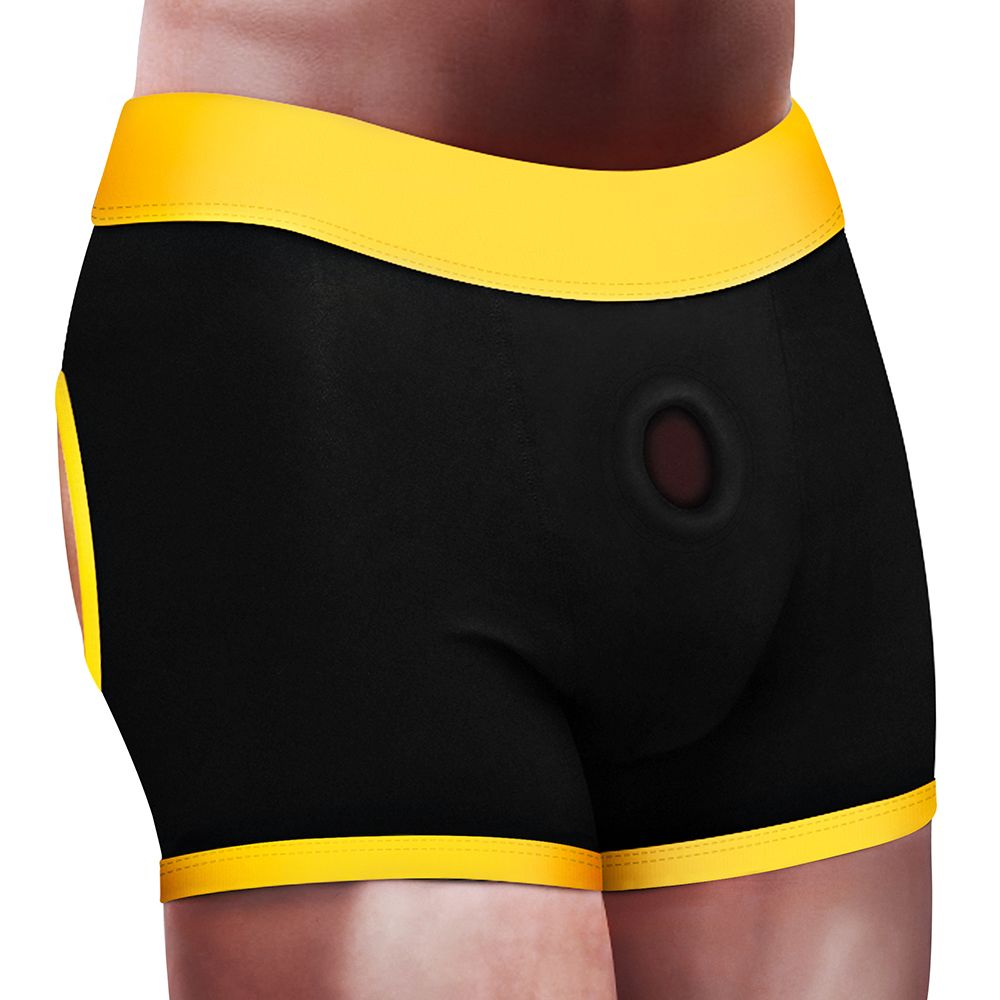The Most comfortable unisex strap-on boxer shorts!
The Unise... Lovetoy - Horny Strapon Shorts - Black - XS/S photo-3