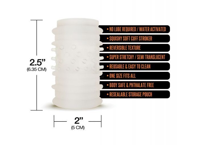 Water activated masturbation sleeve that is made of a revolu... Happy Ending - Just Add Water Cuff Masturbator photo-3