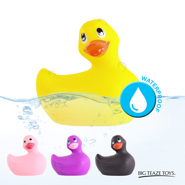 Meet this cheerful and friendly vibrating massage ducky that... Big Teaze Toys - I Rub My Duckie 2.0 Classic Massager - Yellow photo-7