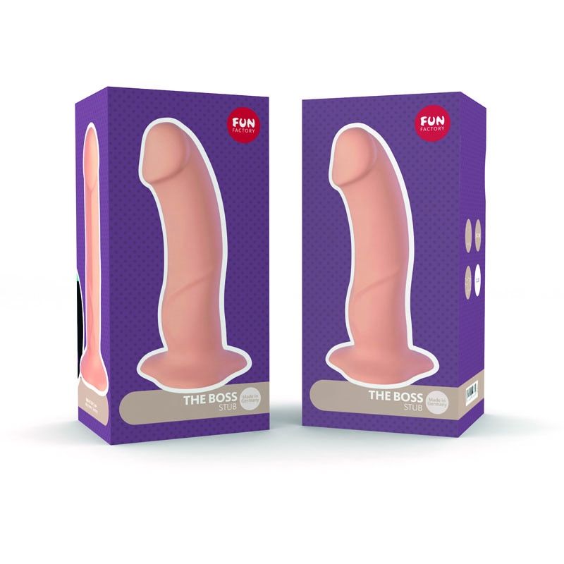 THE BOSS DILDO with its stately length and the powerful diam... Fun Factory - The Boss Stub - Nude photo-9