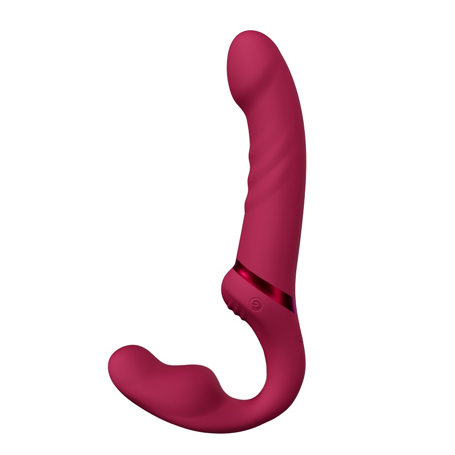 Flexible double-ended vibrating strapless strap-on.
Two bod... Lovense - Lapis Vibro Strap-On photo-4