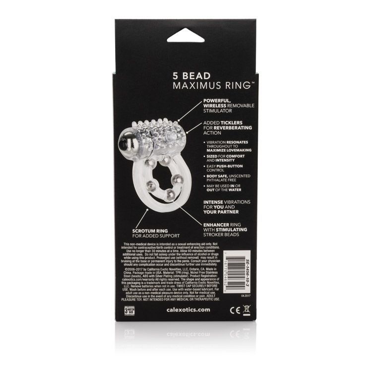 Elevate mutual enjoyment and shared satisfaction with the Wa... CEN - Waterproof Max.5 Beads Ring photo-6