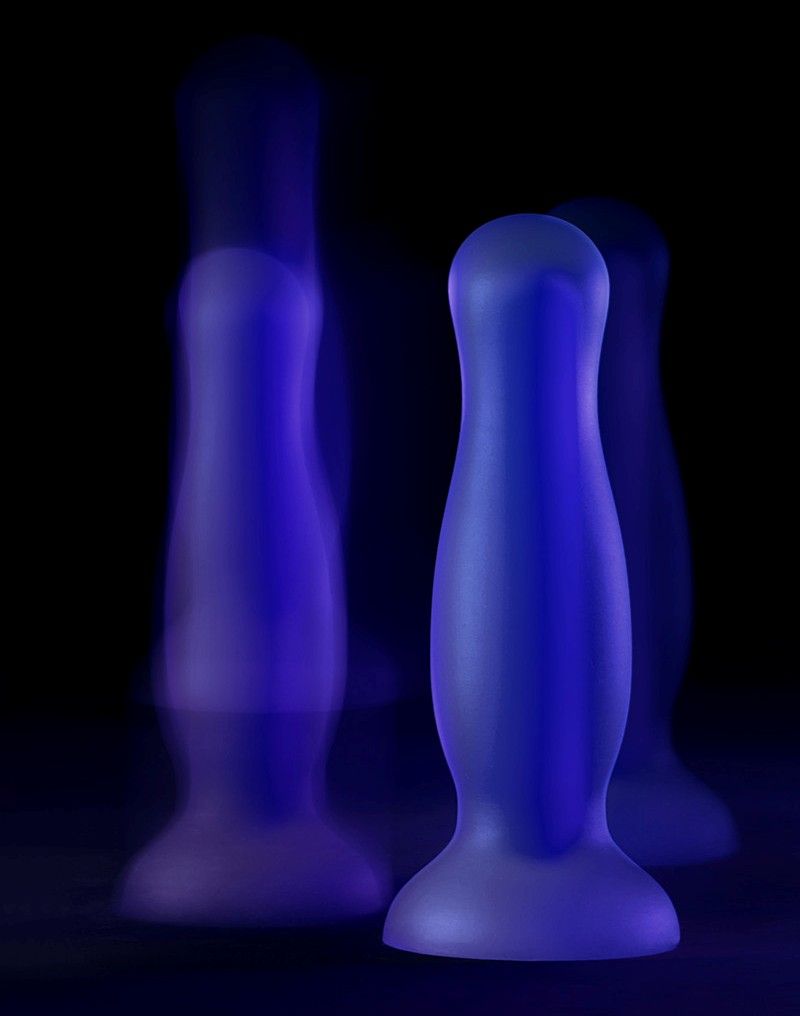 Beyond - Namor Glow Anal Plug - Blue photo-6
