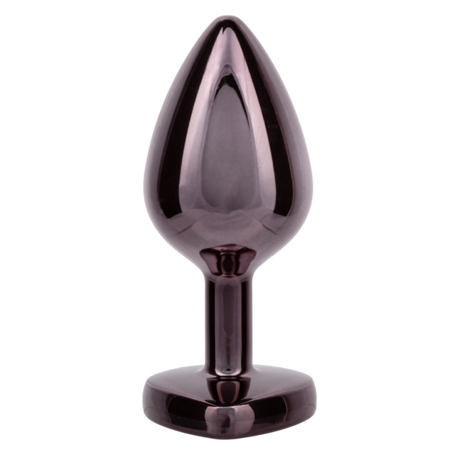 Turn up the allure with the Jewel Large Black Diamond Heart ... CEN - Jewel Heart Plug L - Black photo-3