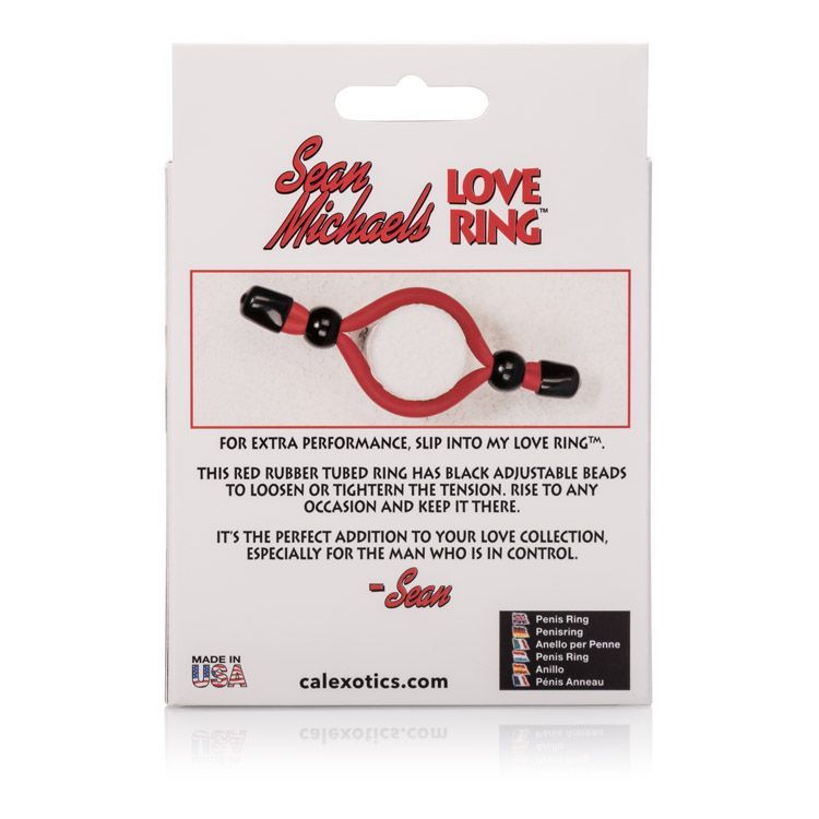 Increase personal stamina and extend orgasmic pleasure with ... CEN - Sean Michaels Love Ring - Red photo-4