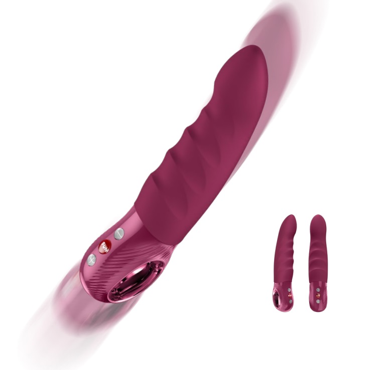 Fun Factory - Stronic Deep 抽插式脉冲震动器 - 酒红色 照片-2