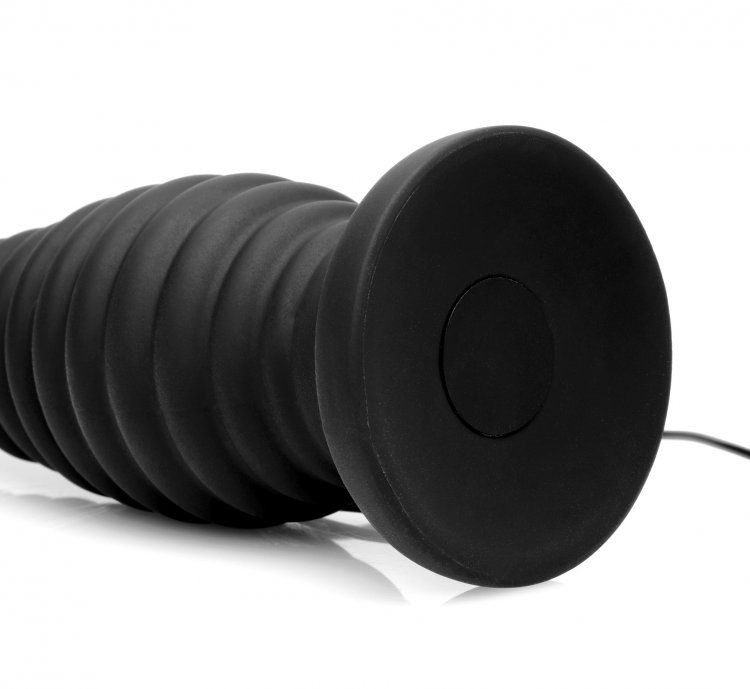 Treat yourself to a new anal experience with a plug that not... Master Series - Auto-Thruster Thrusting Anal Plug - Black photo-3