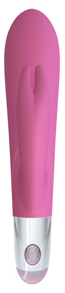 The arched shape of this elegant vibe provides a firm body w... Mae B - Rabbit Vibe - Pink photo-2