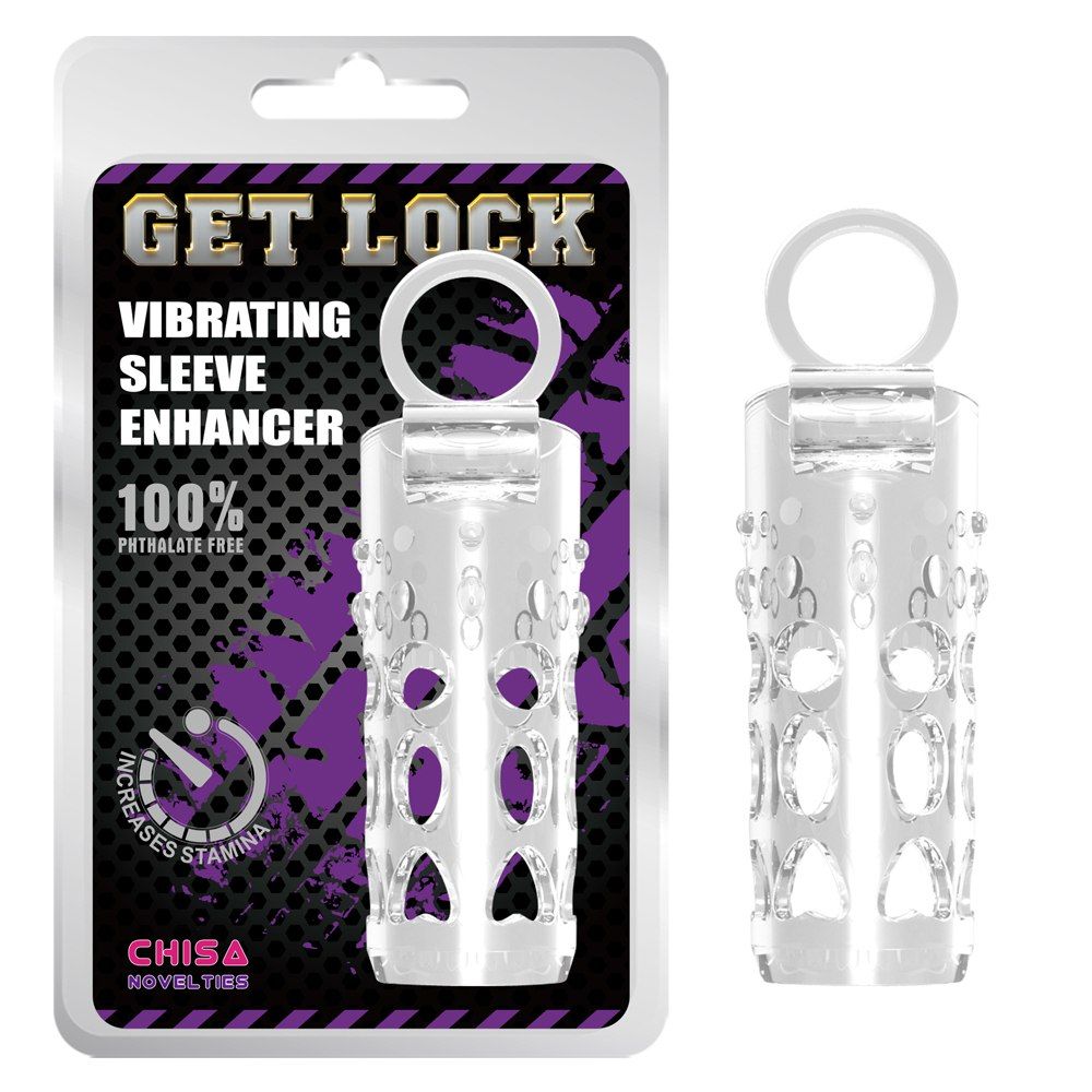 Material:TPE
Product Size:8cm . Φ3.4cm
Product Weight:0.020k... Chisa - Vibrating Sleeve Enhancer - Clear photo-3