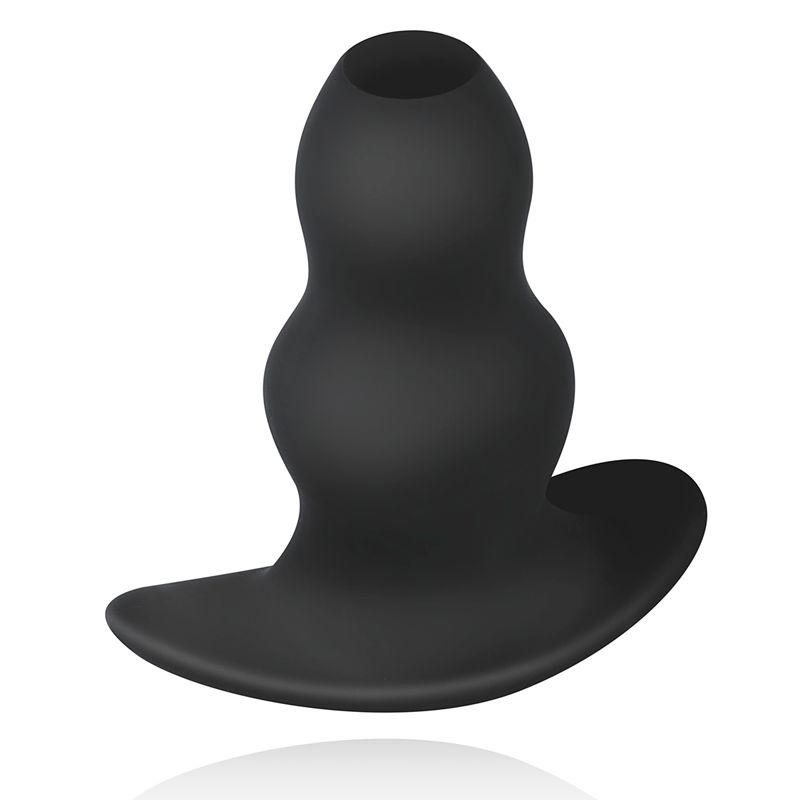 The BUTTR Hollow Butt Plug completely exposes the most intim... BUTTR - Foxhole Hollow Butt Plug - Black photo-4