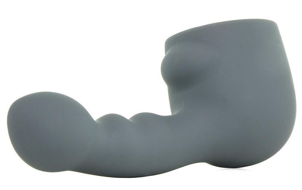 Le Wand Weighted Silicone Attachments are designed to fit sn... Le Wand - Ripple Weighted Silicone Attachment - Grey photo-7