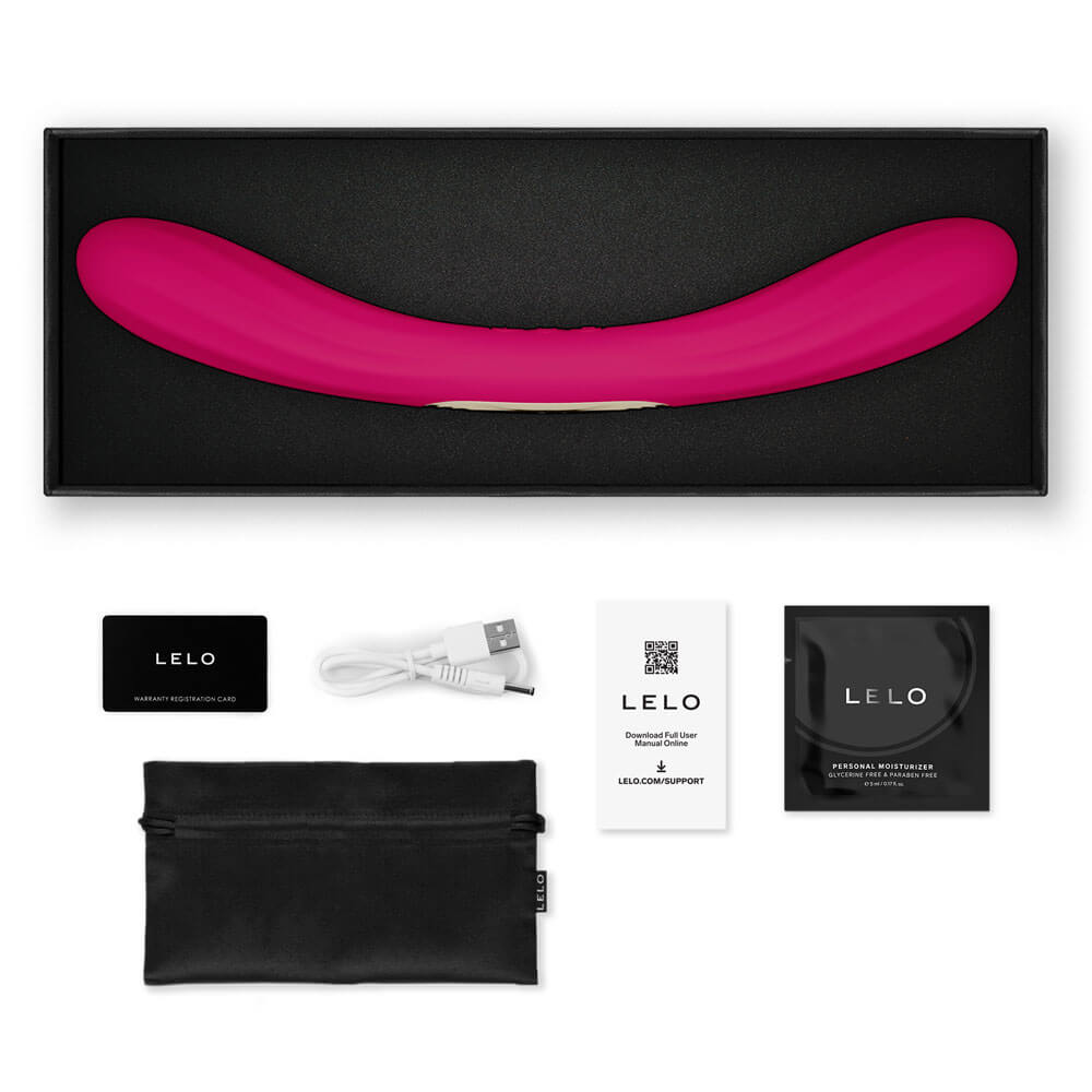Lelo - Boomerang App Dual-Ended Vibrator - Cerise photo-8