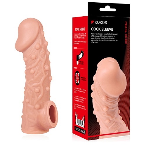 KOKOS' unique testicle sling design is patented both in ... Kokos - Realistic Cock Sleeve M - Flesh photo-9
